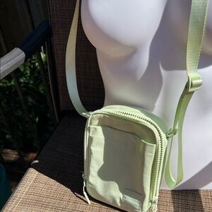 Lululemon. Lime Green Crossbody Bag.